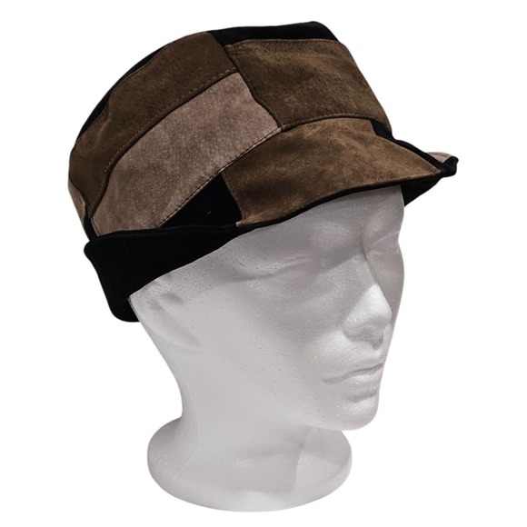 Gilles Francois Paris Suede Patchwork‎ Bucket Hat Made in France main image 9